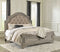 Lodenbay Antique Gray Upholstered Panel Bedroom Set - SET | B751-56 | B751-58 | B751-97 | B751-31 | B751-36 - Vera Furniture