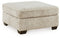 Lonoke Parchment Oversized Accent Ottoman - 5050508 - Vera Furniture