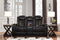 Party Time Midnight Power Reclining Loveseat with Console - 3700318 - Vera Furniture