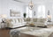 Rawcliffe Parchment 3-Piece Sectional - SET | 1960466 | 1960467 | 1960477 | 1960408 - Vera Furniture