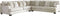 Rawcliffe Parchment 3-Piece Sectional - SET | 1960466 | 1960467 | 1960477 | 1960408 - Vera Furniture