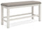 Robbinsdale Antique White 49" Counter Height Dining Bench - D642-09