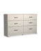 Stelsie White Dresser - B2588-31 - Vera Furniture