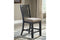 Tyler Creek Black/Grayish Brown Counter Height Barstool, Set of 2 - D736-124 - Vera Furniture