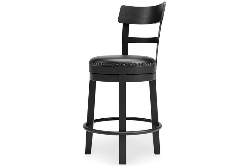 Valebeck Black Counter Height Barstool - D546-624 - Vera Furniture