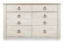 Willowton Two-tone Dresser - B267-31 - Vera Furniture